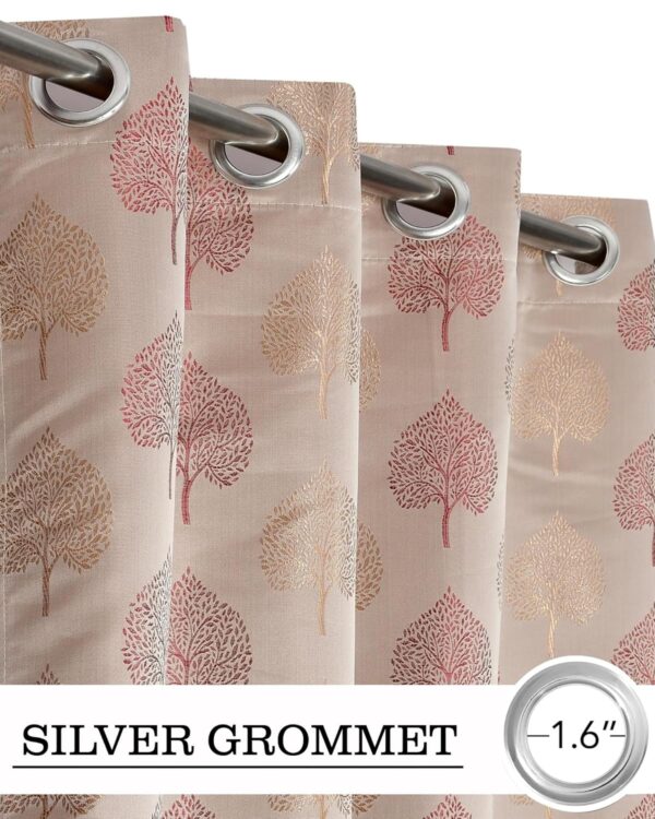 Supreme Betel Leaf Polyester Curtains: 80% Room Darkening for Your Home - Image 2