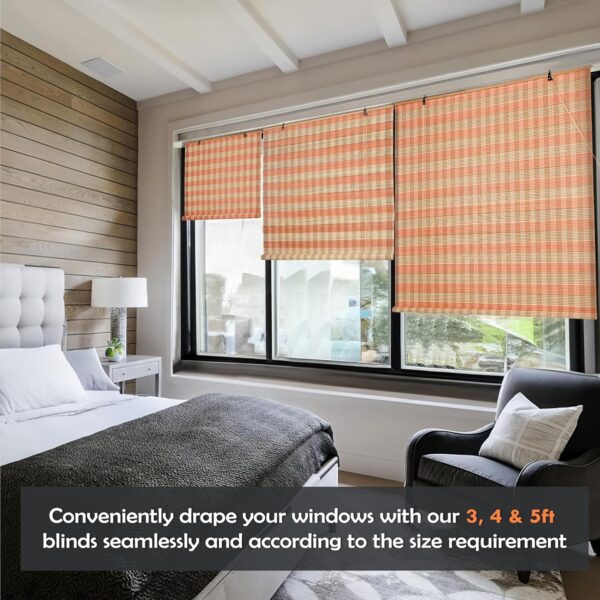 Bamboo Curtains for Sunlight Protection - Stylish Roll-Up Shades for Any Space - Image 8