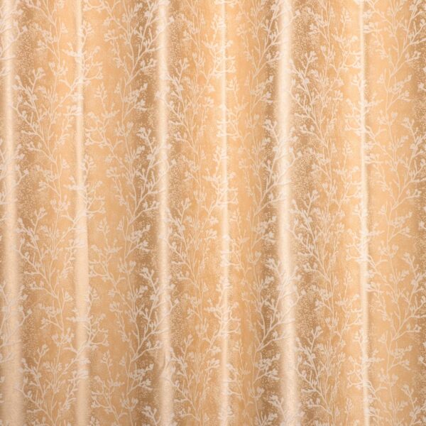 Elegant Beige Floral Printed Curtains for Bedroom and Living Room Decor - Image 3