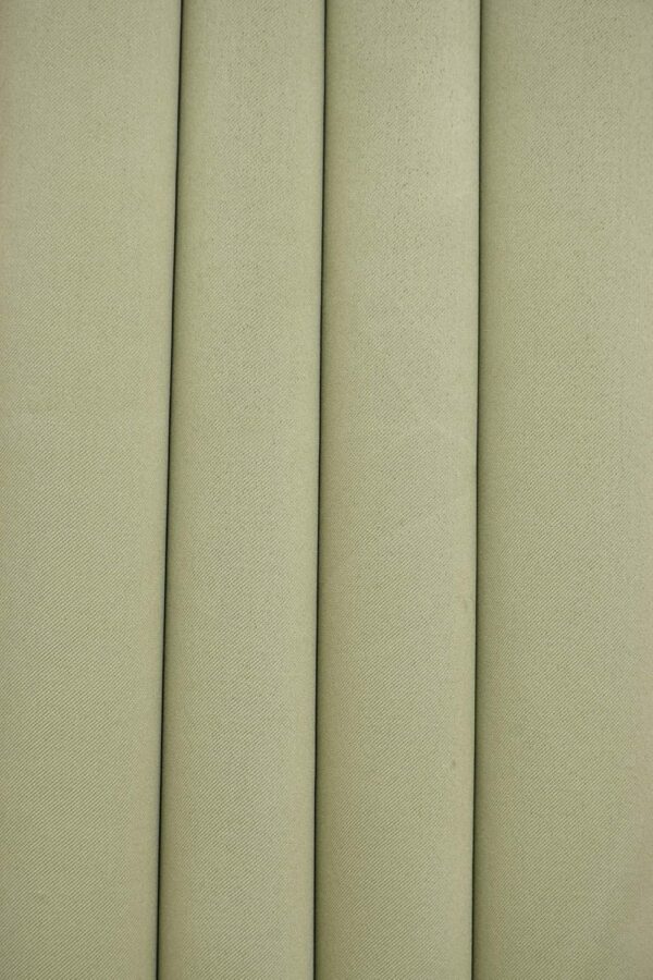 Olive Green Room Darkening Blackout Curtains for 5 Feet Windows - Image 4