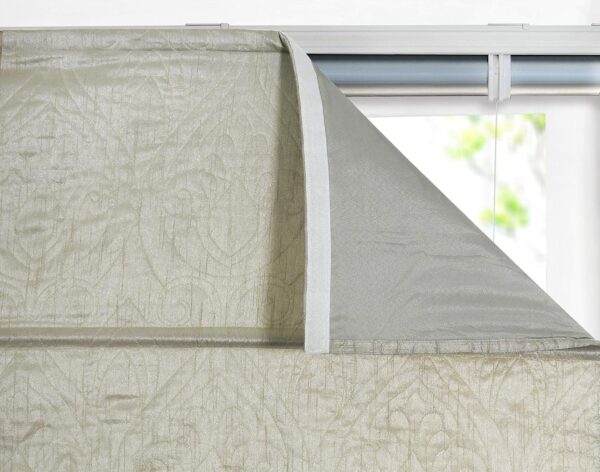 Quilted Blackout Roman Blinds in Violet for Thermal Home Comfort - Image 3