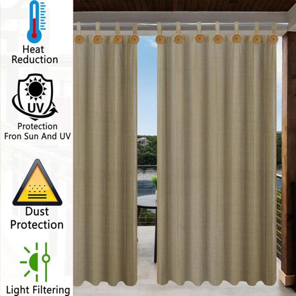 HDPE Balcony Curtains: 85-90% Sun Blockage & UV Protection for Outdoor Comfort - Image 6