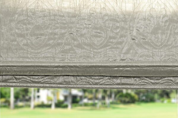 Quilted Blackout Roman Blinds in Violet for Thermal Home Comfort - Image 4