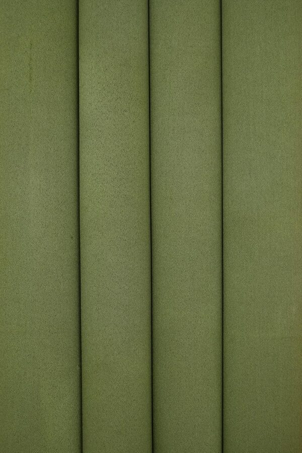 Dark Green Room Darkening Blackout Curtains - Insulated, 6 Feet Long - Image 4