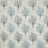 Elegant Aqua Jute Blackout Curtains for Doors - 2 Piece Set, 7 Feet - Image 4