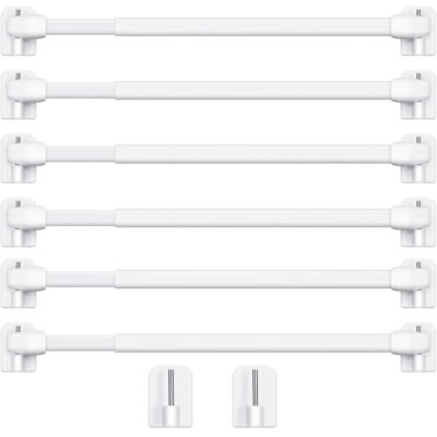 Adjustable Extendable Curtain Rods for Home and Bathroom – 15.7-27.5 Inch