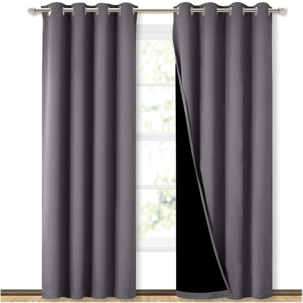 Transform Your Sleep with BFAM Blackout Curtains: 100% Darkening & Soundproof