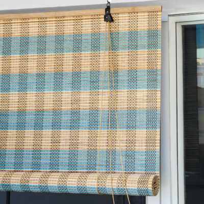 Bamboo Roll-Up Curtains for Sunlight and Dust Protection in Any Space