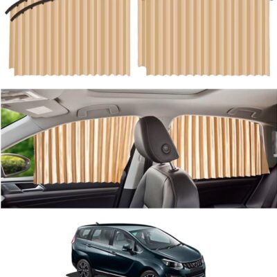 Beige Magnetic Car Side Window Sunshade for Ultimate UV Protection