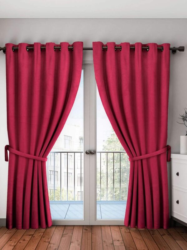 Bianca Satin Blackout Curtains: Elegant Soundproof Light Blocking Set of 2