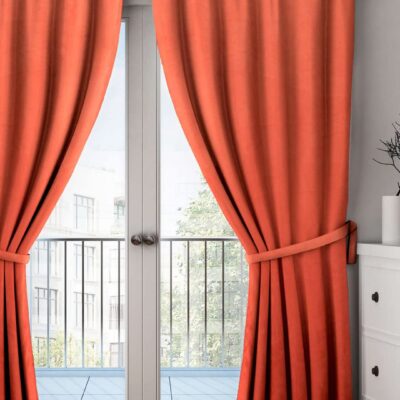 Bianca Satin Blackout Curtains: Soundproof & Light Blocking Door Solution