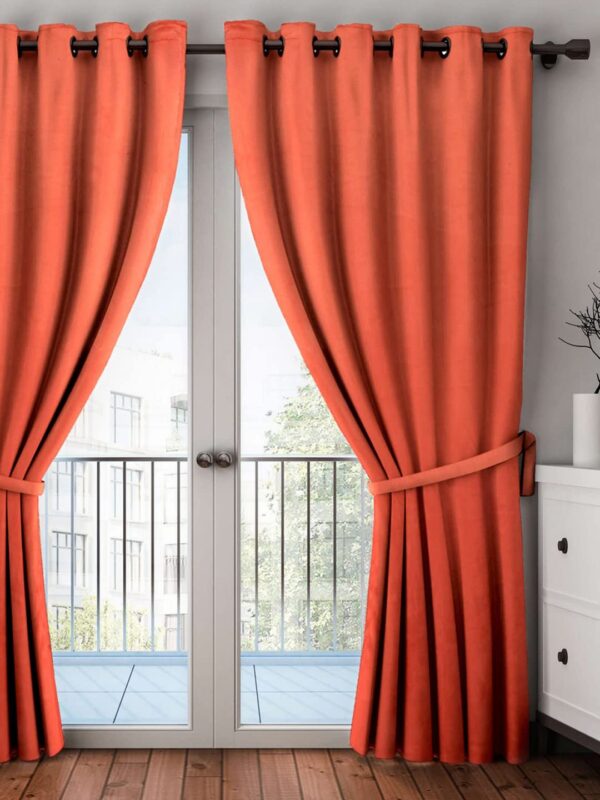 Bianca Satin Blackout Curtains: Soundproof & Light Blocking Door Solution