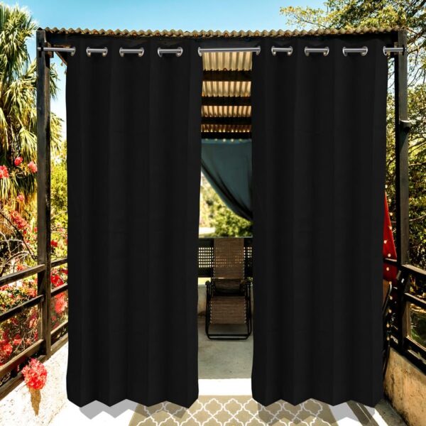 Black HDPE Balcony Curtains for 85-90% Sun Blockage and UV Protection