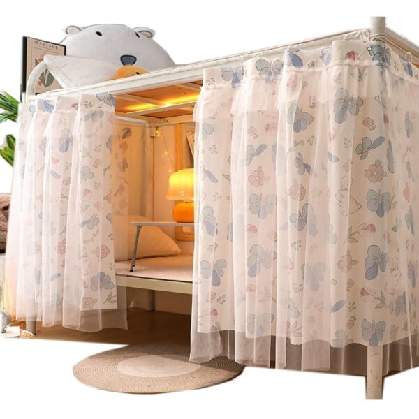 Bunk Bed Curtains: Breathable Blackout Canopies for College Students' Privacy