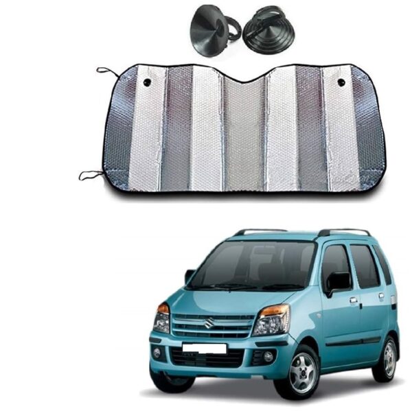 Car Sunshade Film for Maruti Suzuki Wagon-R: UV Protection Silver Foil Shade