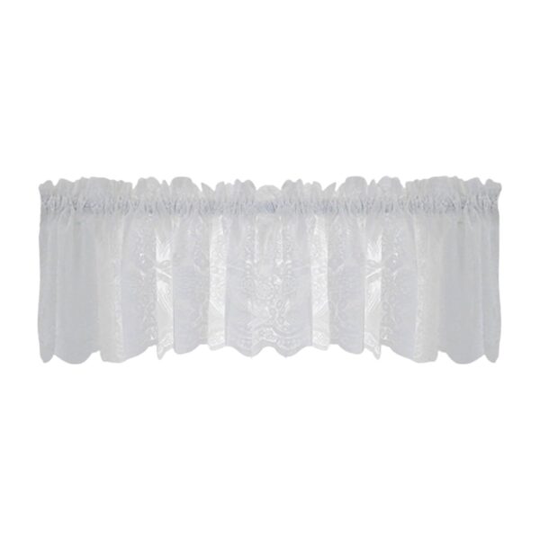 Charming ATORSE Kitchen Curtain Tier Lace Valance for Stylish Dining Spaces