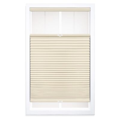 Cordless 1.5″ Blackout Cellular Shade: Top Down Bottom Up, Alabaster Elegance