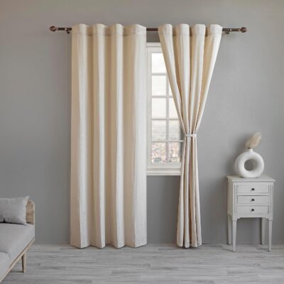 Cotton Linen Semi Sheer Curtains for Stylish Bedroom and Living Room Decor