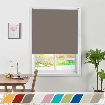 Deco Window Semi-Blackout Roller Blinds for UV Protection and Light Filtering