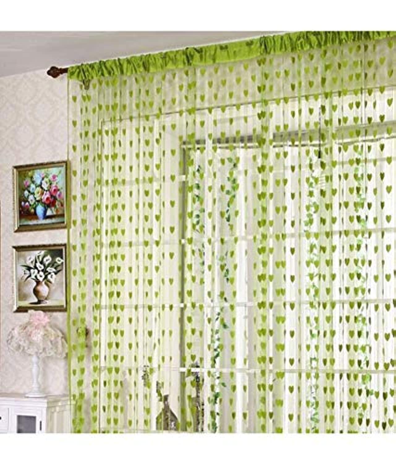 Decorative Green Heart Curtain: Elevate Your Space with Style and Elegance