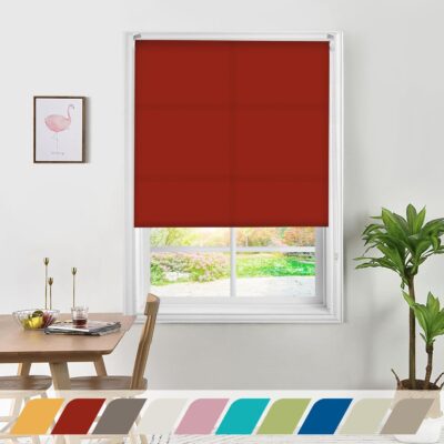 Decorative Semi-Blackout Roller Blinds for Stylish Sun Protection in Homes