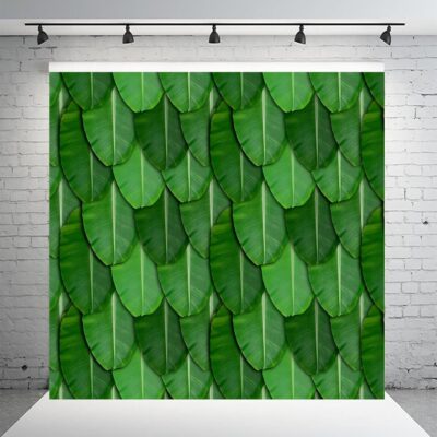 Dhara Banana Leaf Backdrop Cloth for Pooja and Festival Celebrations