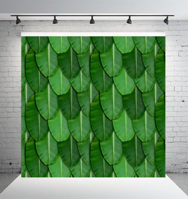 Dhara Banana Leaf Backdrop Cloth for Pooja and Festival Celebrations