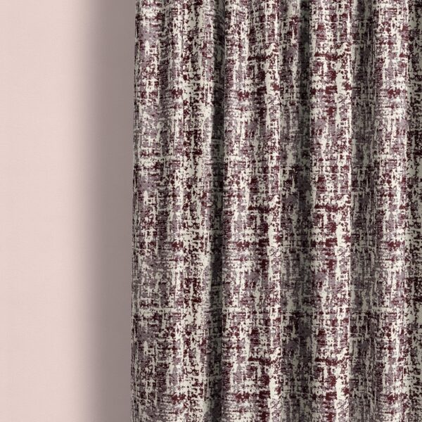 Ecotex Premium Cotton Blackout Curtains in Maroon - 7 Feet Long Set of 2