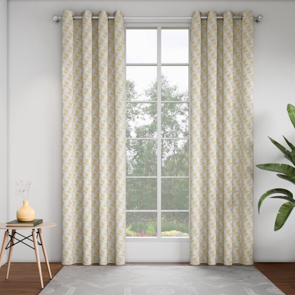 Elegant 7 Feet Door Curtain Panel Set for Thermal Insulation and Noise Reduction