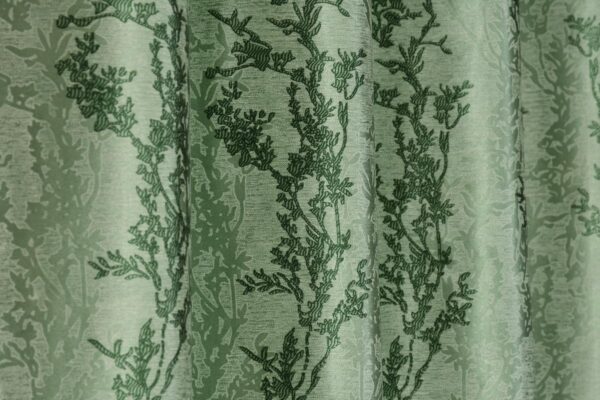 Elegant Green Printed 9ft Long Curtain for Living Room and Bedroom Decor