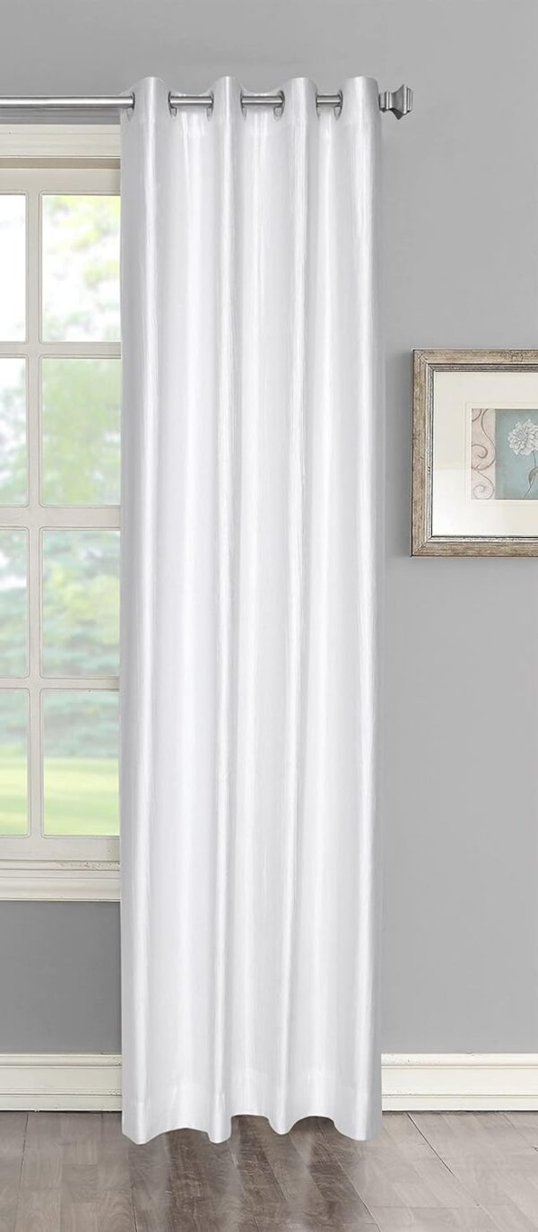 Elegant Insulated Grommet Curtains for Bedrooms and Living Rooms - White