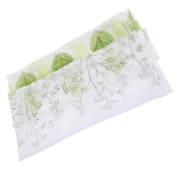 Elegant Leaf Print Sheer Curtains for Restaurants, Hotels, and Weddings