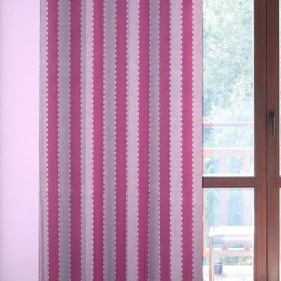 Elegant Nissi Fashion Cotton Door Curtains – 200 cm Long in Pink