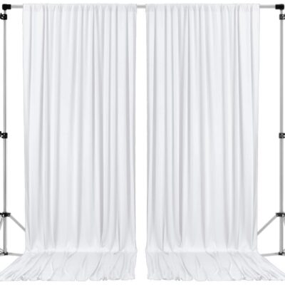 Elegant Polyester Backdrop Drapes for Weddings and Home Decor – 10ft x 10ft