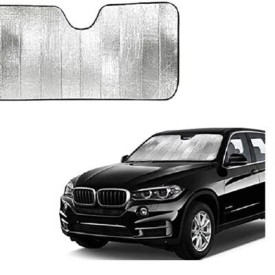 Foldable Silver Foil Sunshade for Fiat Linea – UV Protection Windshield Curtain