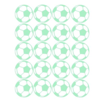 Glow in the Dark Football Stickers for Kids’ Room Decor