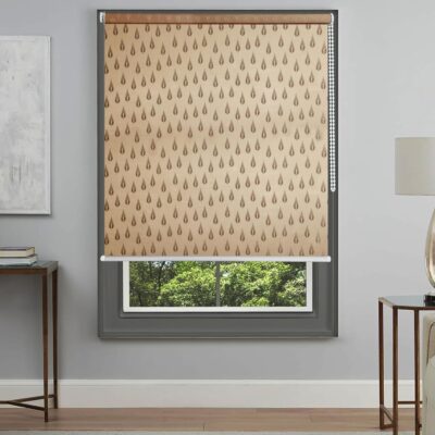 Green Decor Printed Semi Blackout Roller Blinds for Stylish Home and Office