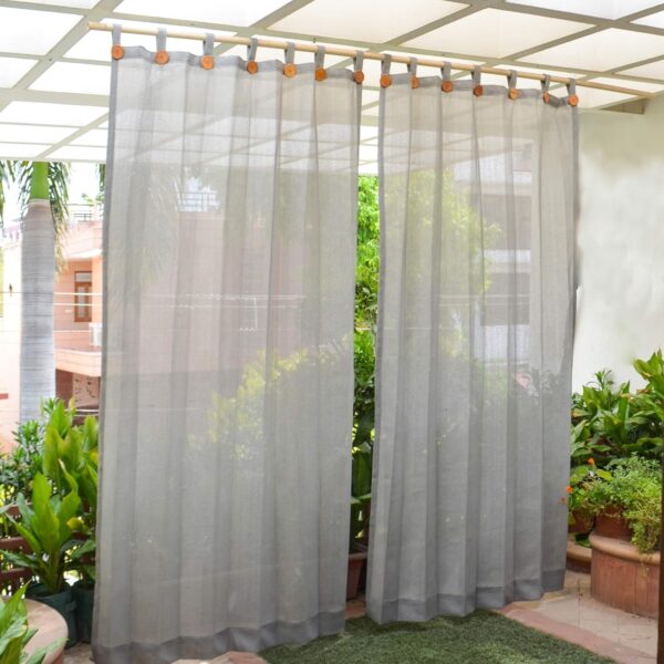 HIPPO 150 GSM Outdoor Curtains for Sun Protection and Light Filtering