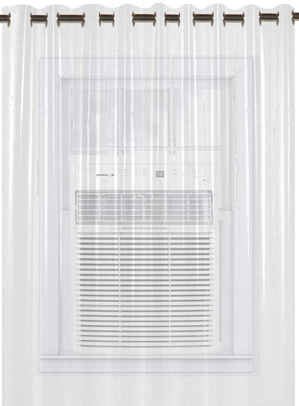 Kuber Industries PVC AC Curtain: Waterproof, Mildew-Free, Eyelet Rings, 7 Feet