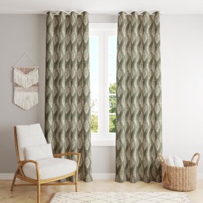 Linenwalas Blackout Curtains: Thermal Insulated Light Blocking 5 Feet Set