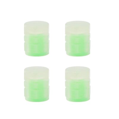 Luminous Glow-In-The-Dark Tire Valve Stem Caps for Trucks and SUVs