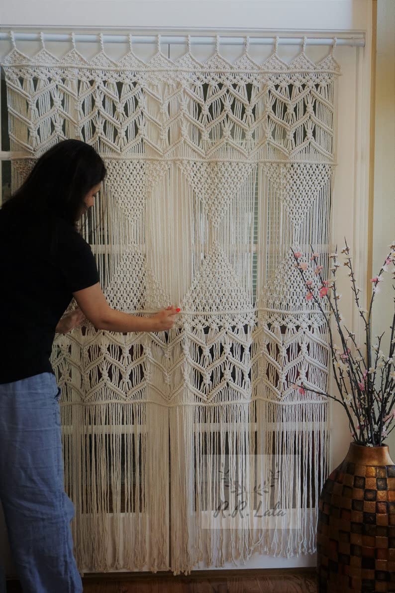 Elevate Your Space with Macrame Valance: Boho Window Treatment Review