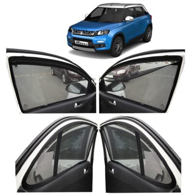 Magnetic Car Sunshades for Maruti Brezza: UV Protection & Easy Installation