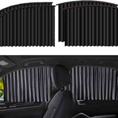 Magnetic Car Window Curtains: Privacy, Sunshade, and Cooler for Babies