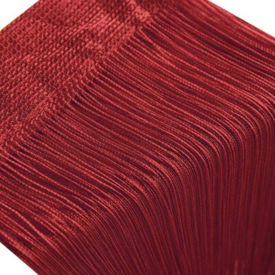 Maroon 7FT Polyester String Curtain – Elegant Room Divider for Stylish Spaces