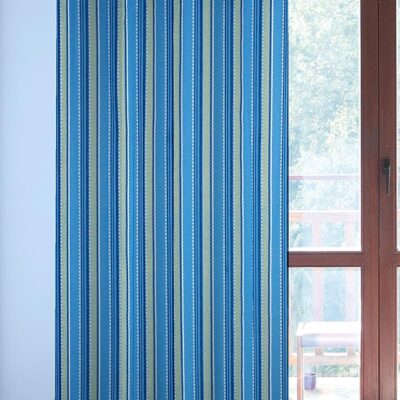 Nissi Cotton Door Curtain in Blue – Stylish and Elegant Home Decor