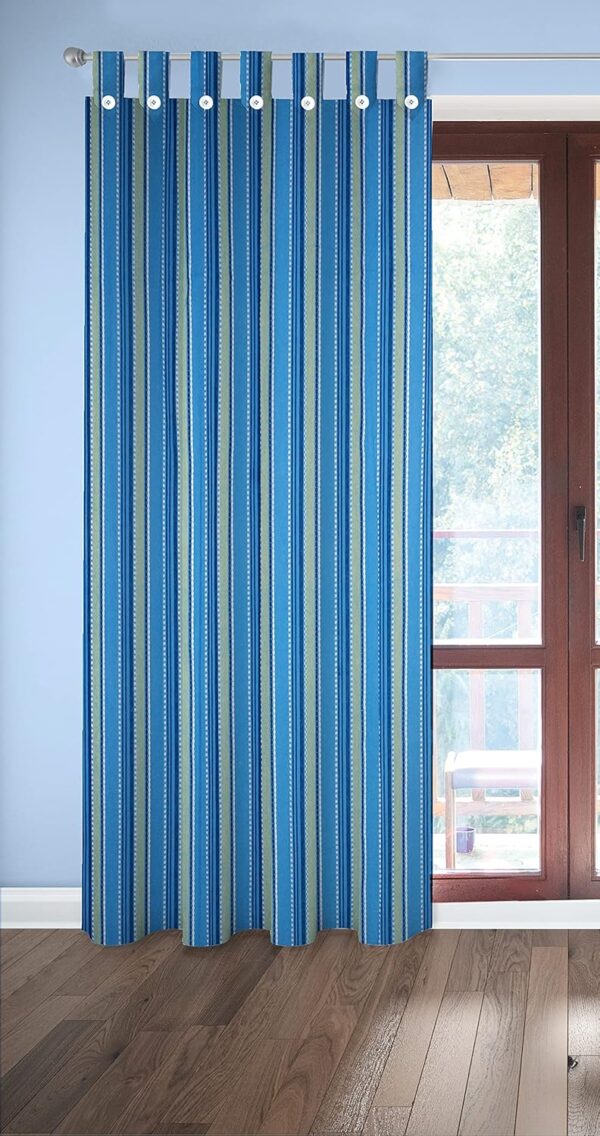 Nissi Cotton Door Curtain in Blue - Stylish and Elegant Home Decor