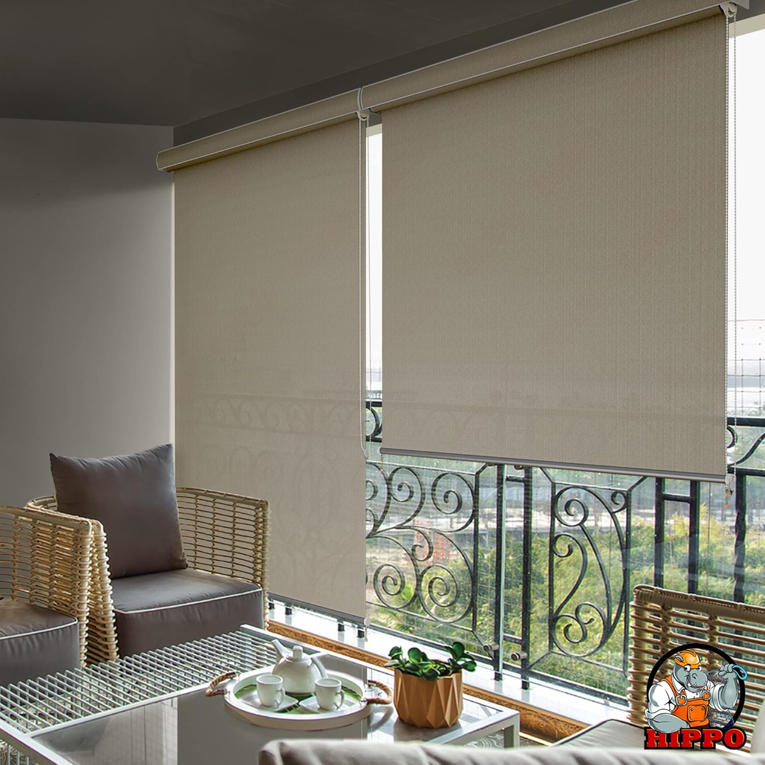 Transform Your Balcony with Outdoor HDPE Roller Blinds for Ultimate UV Protection