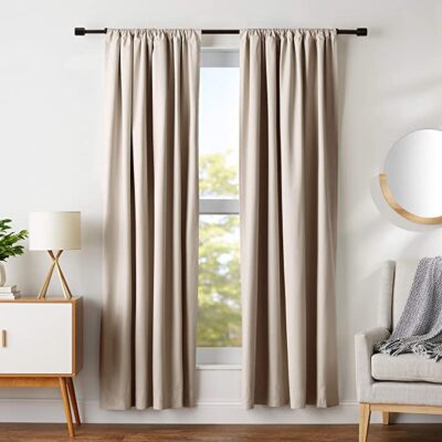 Parda Online Thermal Insulated Blackout Curtains for Bedroom and Living Room