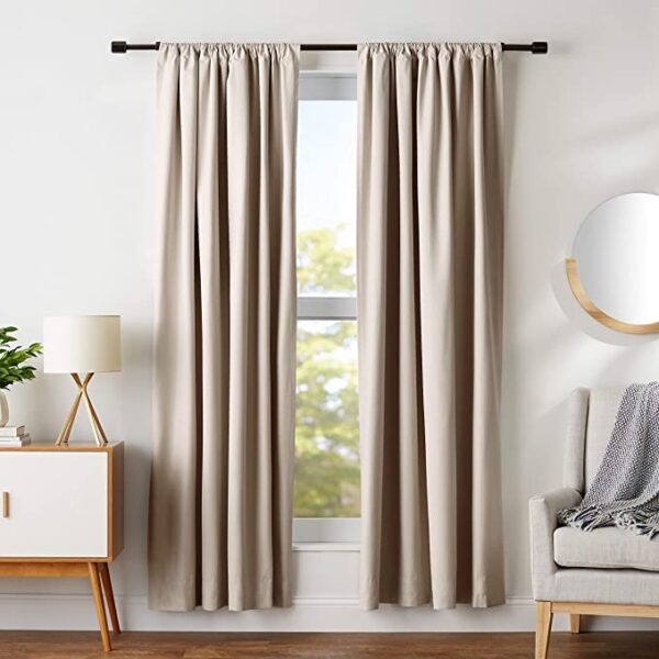 Parda Online Thermal Insulated Blackout Curtains for Bedroom and Living Room